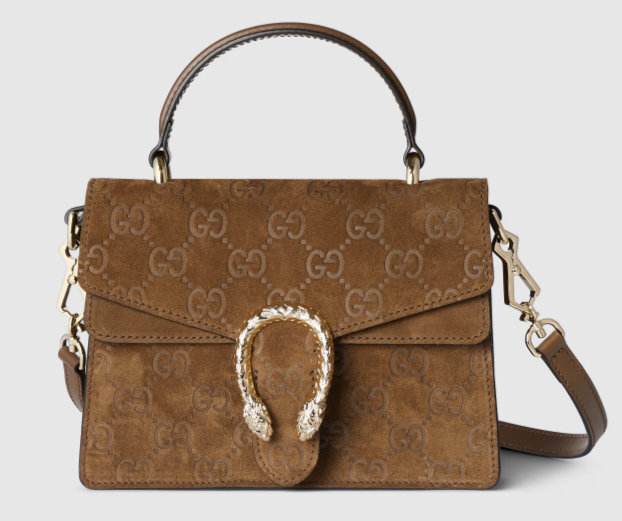 GUCCI DIONYSUS MINI TOP HANDLE BAG 813400 brown