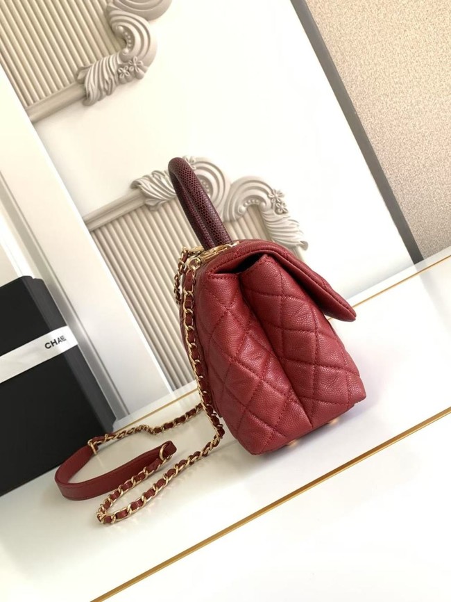 Chanel FLAP BAG WITH TOP HANDLE 92990-11