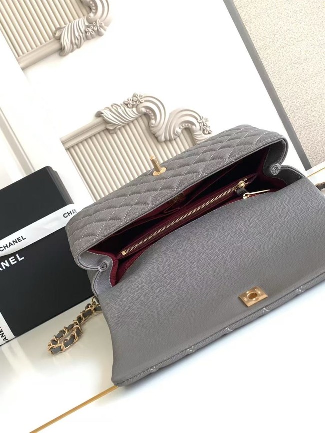 Chanel LARGE FLAP BAG WITH TOP HANDLE 92991-15