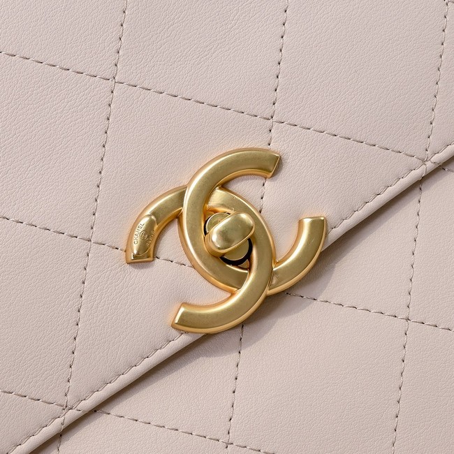 Chanel MAXI FLAP BAG WITH TOP HANDLE AS5543 PINK