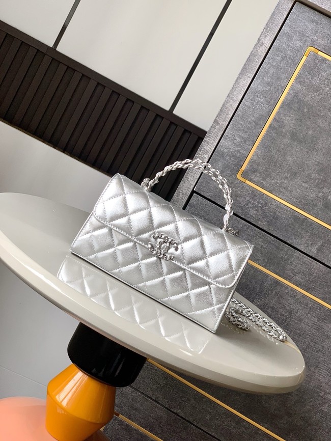 Chanel CLUTCH WITH CHAIN AP4498 Silvery