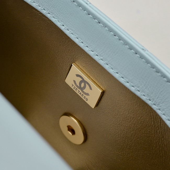 Chanel SMALL FLAP BAG AS1787 light Blue