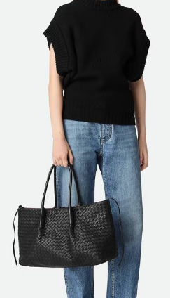 Bottega Veneta Pinacoteca 817166 Black&fondant