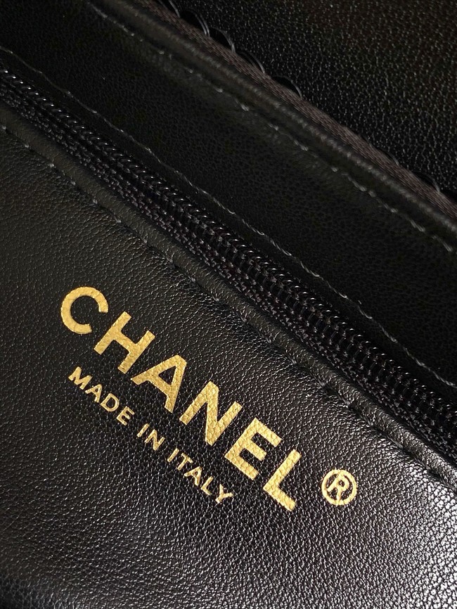 Chanel MINI SHOPPING BAG Fringed Sequins AS4416 black