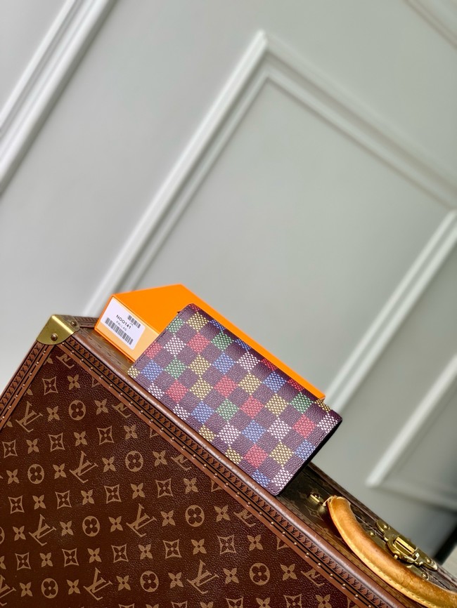Louis Vuitton Brazza Wallet N00141 Multicolor