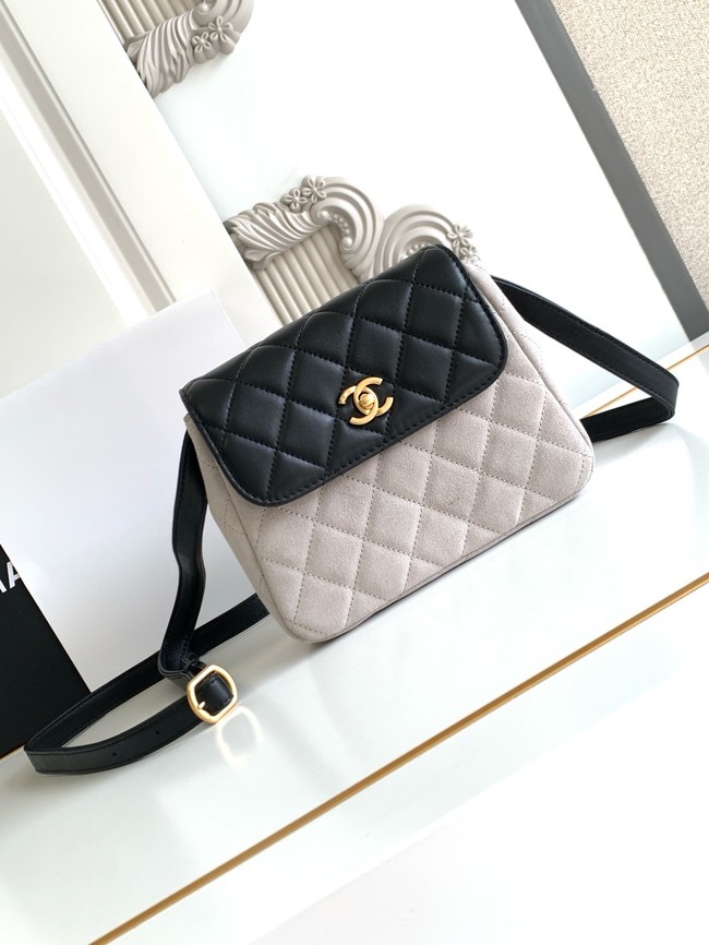 Chanel MINI FLAP BAG AS4679 GRAY