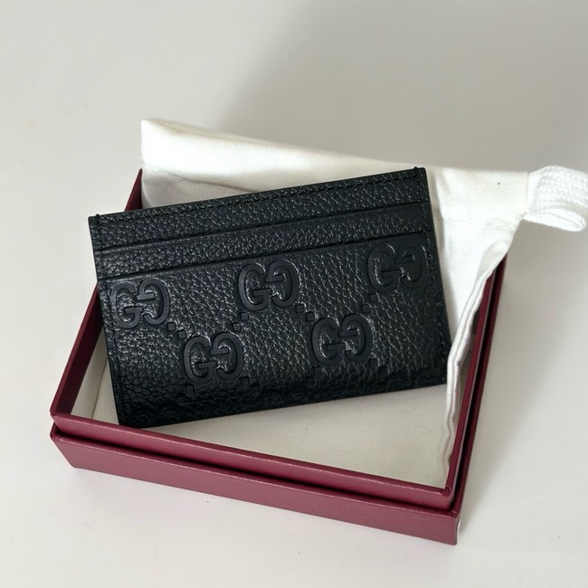 Gucci Imprint card case 835151 black