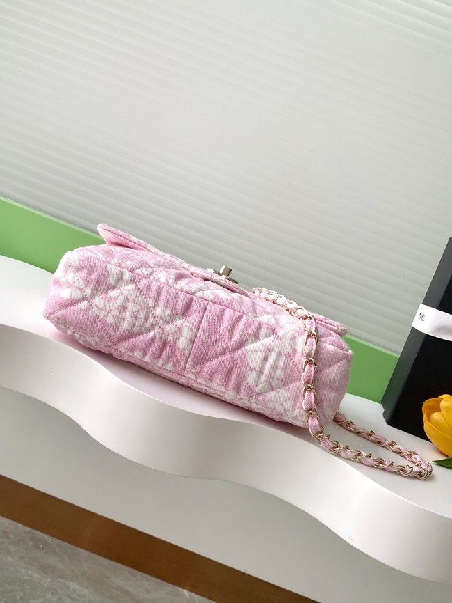 Chanel Flap Bag AS5454 Light Pink & White