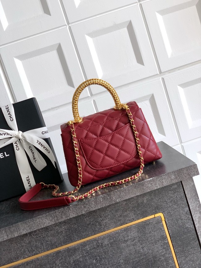Chanel FLAP BAG WITH TOP HANDLE 92990-20