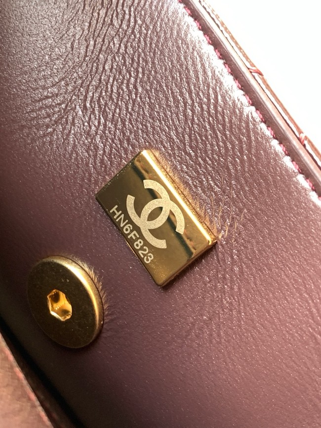CHANEL Mini Flap Bag AS5618 Dark Brown