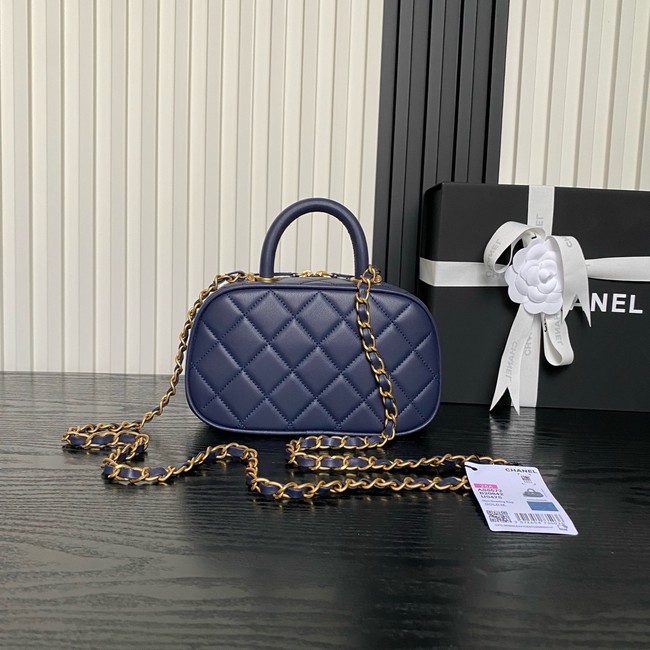 Chanel Mini Bowling Bag AS5572 Dark Blue