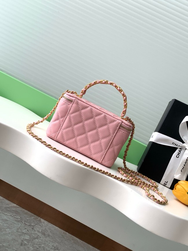CHANEL Classic Small Vanity with Chain AP4799 pink