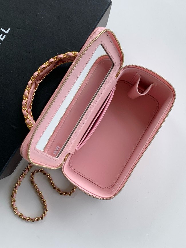 CHANEL Classic Small Vanity with Chain AP4799 pink
