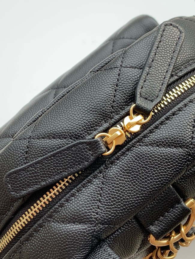 Chanel Backpack Calfskin & Gold Metal AS5793 Black