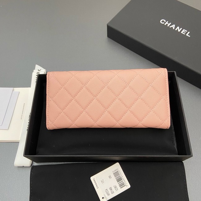 Chanel Long Flap Wallet AP3724 pink