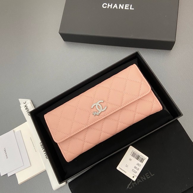 Chanel Long Flap Wallet AP3724 pink