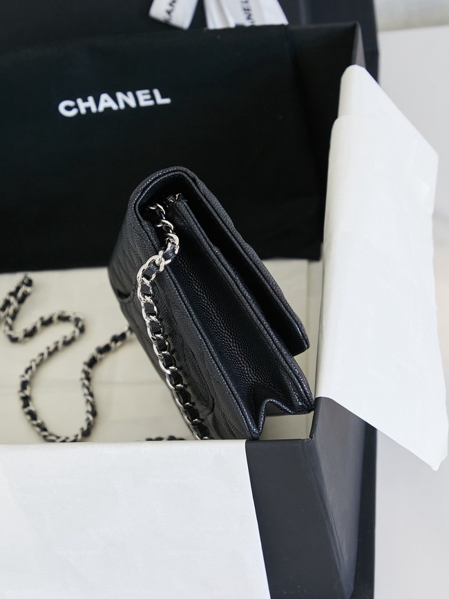 CHANEL Wallet On Chain AP3723 black