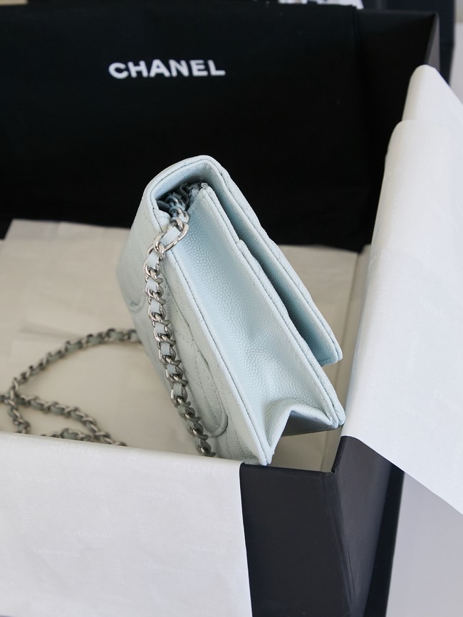 CHANEL Wallet On Chain AP3723 light blue