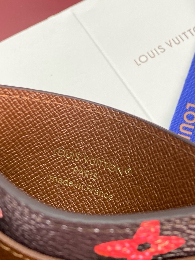 Louis Vuitton Card Holder  M28284 Chocolate