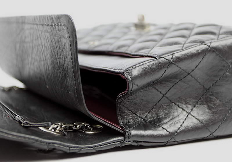 Chanel Classic Flap Bag A37587 Original Leather Black Silver Chanel Classic Flap Bag A37587 Original Leather Black Silver