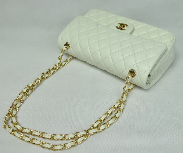 Chanel Classic Flap Bag 1112 Beige Leather Golden Hardware Chanel Classic Flap Bag 1112 Beige Leather Golden Hardware