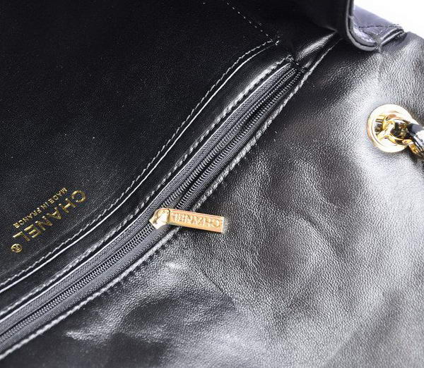 Cheap Chanel Jumbo 2.55 Series Flap Bag A47600 Black Golden Cheap Chanel Jumbo 2.55 Series Flap Bag A47600 Black Golden