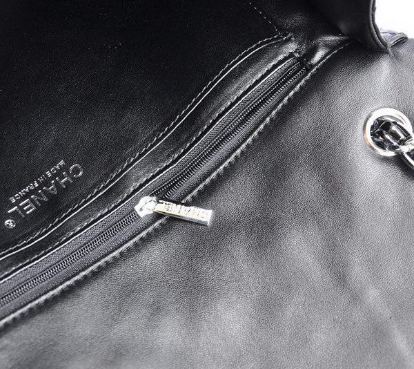 Cheap Chanel Jumbo 2.55 Series Flap Bag A47600 Black Silver Cheap Chanel Jumbo 2.55 Series Flap Bag A47600 Black Silver