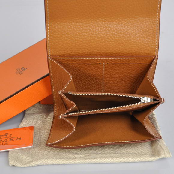Hermes Constance Wallets Togo Leather A608 Camel Hermes Constance Wallets Togo Leather A608 Camel