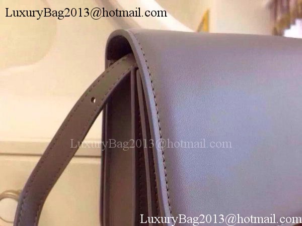Celine Classic Box Flap Bag Calfskin Leather C2263 Purple Celine Classic Box Flap Bag Calfskin Leather C2263 Purple