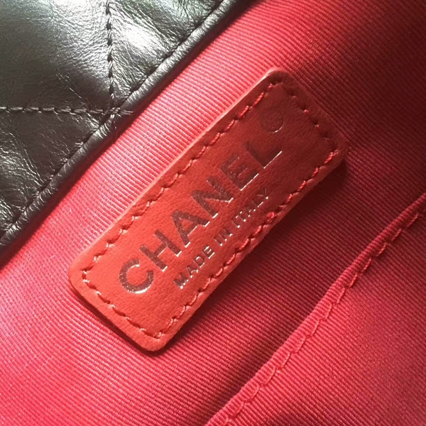 Chanel Sheepskin Leather Backpack 93825 Black Chanel Sheepskin Leather Backpack 93825 Black