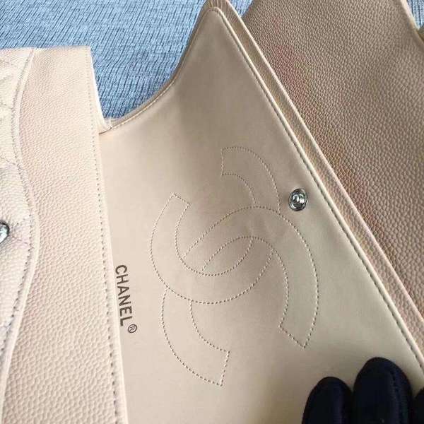 Chanel Flap Shoulder Bags Camel Original Calfskin Leather CF1113 Silver Chanel Flap Shoulder Bags Camel Original Calfskin Leather CF1113 Silver