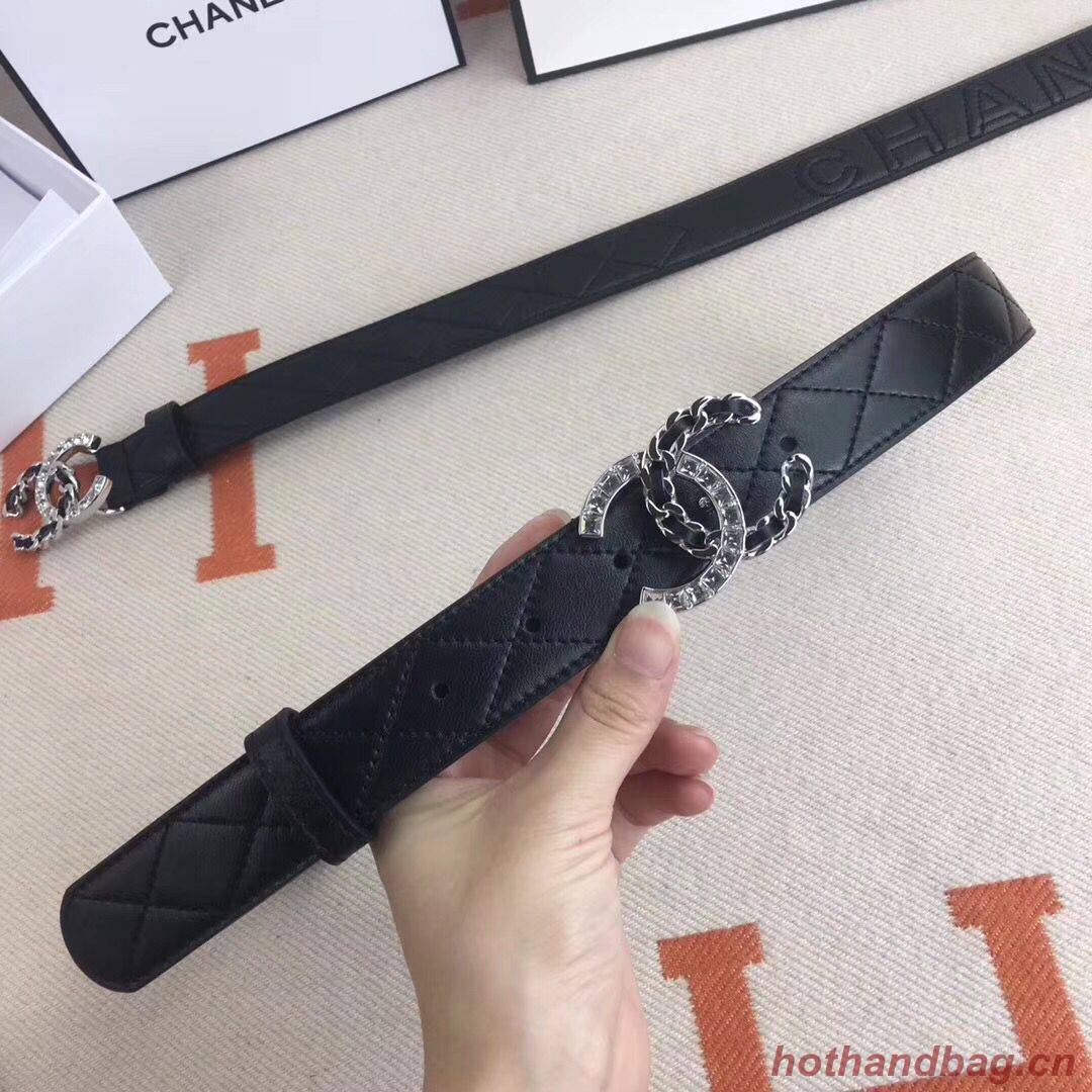 Chanel Calf Leather Belt Wide with 30mm 56610 Chanel Calf Leather Belt Wide with 30mm 56610