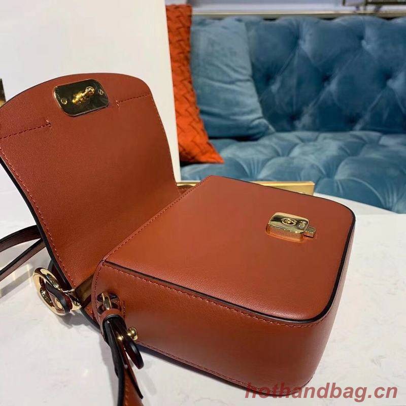 Chloe Original Calfskin Leather Top Handle Small Bag 3S030 Brown Chloe Original Calfskin Leather Top Handle Small Bag 3S030 Brown