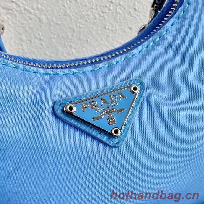 Prada Re-Edition nylon mini shoulder bag 1TT122 blue Prada Re-Edition nylon mini shoulder bag 1TT122 blue