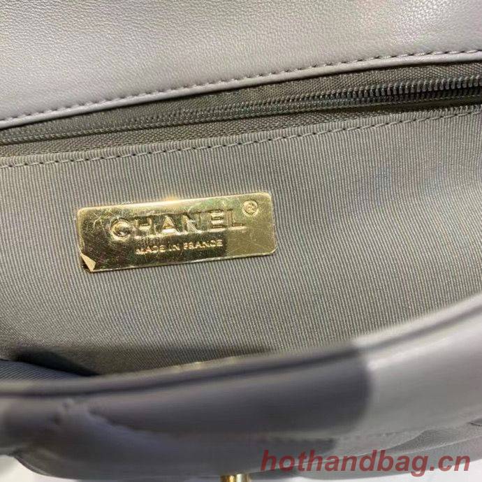 CHANEL 19 Flap Bag AS1160 AS1161 AS1162 Light Gray CHANEL 19 Flap Bag AS1160 AS1161 AS1162 Light Gray