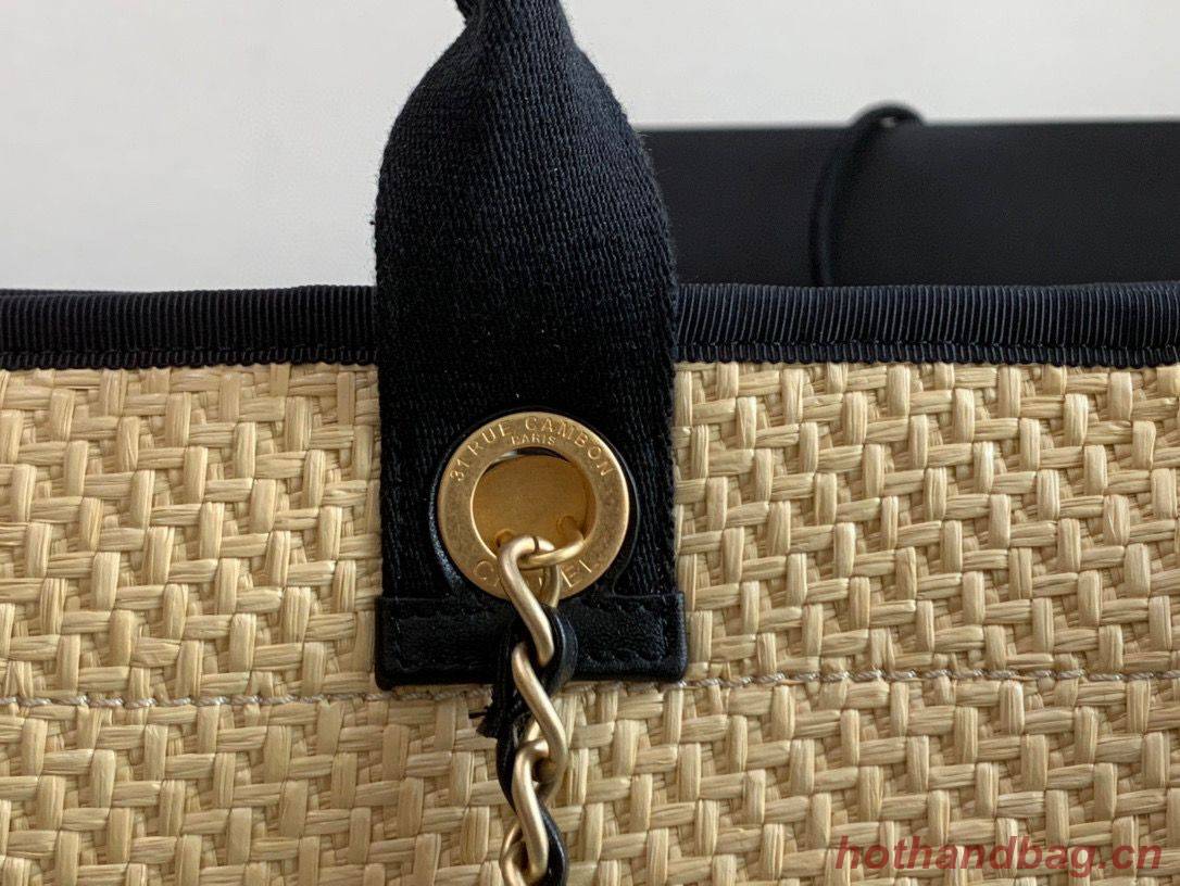 Chanel Large Weave Shopping Bag A66942 Cream Chanel Large Weave Shopping Bag A66942 Cream