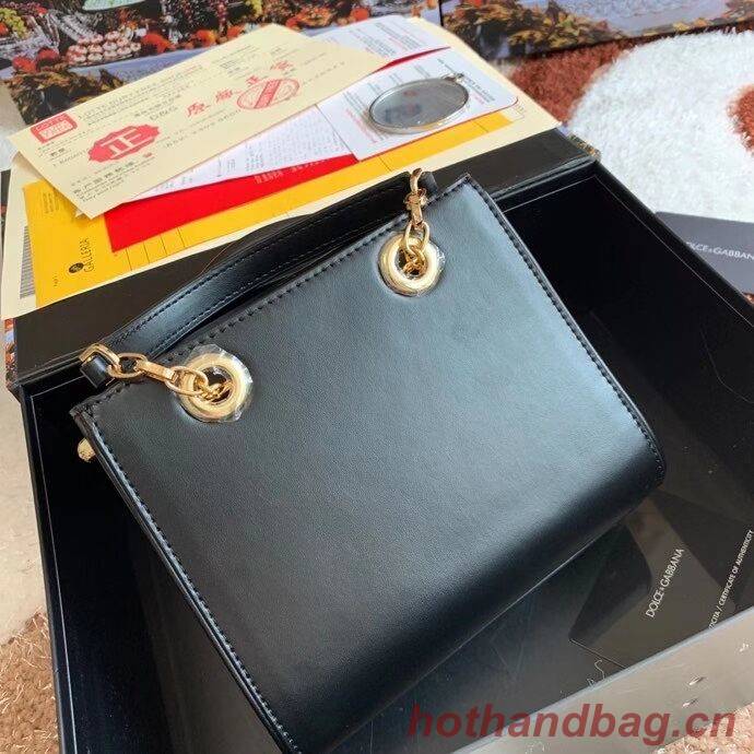 Dolce & Gabbana Origianl Leather Shoulder Bag 5158 black Dolce & Gabbana Origianl Leather Shoulder Bag 5158 black