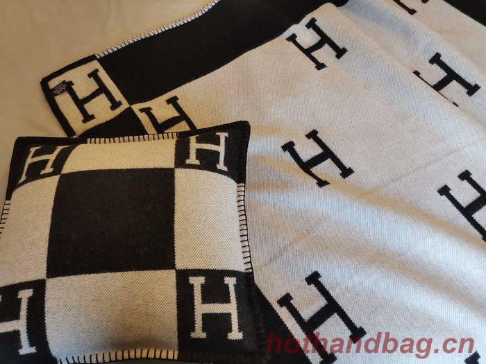 Hermes Lambswool&Cashmere Shawl&Blanket HMB00013 Hermes Lambswool&Cashmere Shawl&Blanket HMB00013
