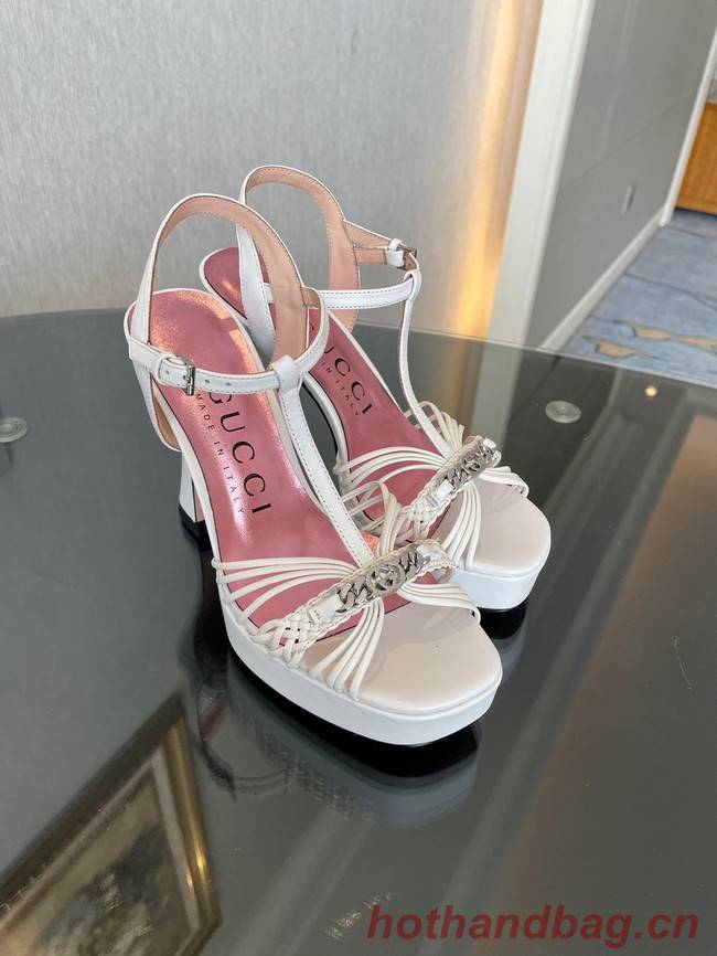 Gucci WOMENS PLATFORM SANDAL heel height 11CM 93561-2
