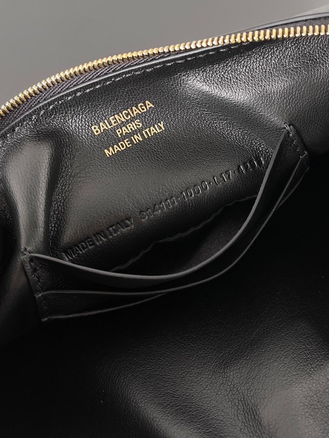 Balenciaga Rodeo Mini Handbag smooth calfskin 795455 black&gold