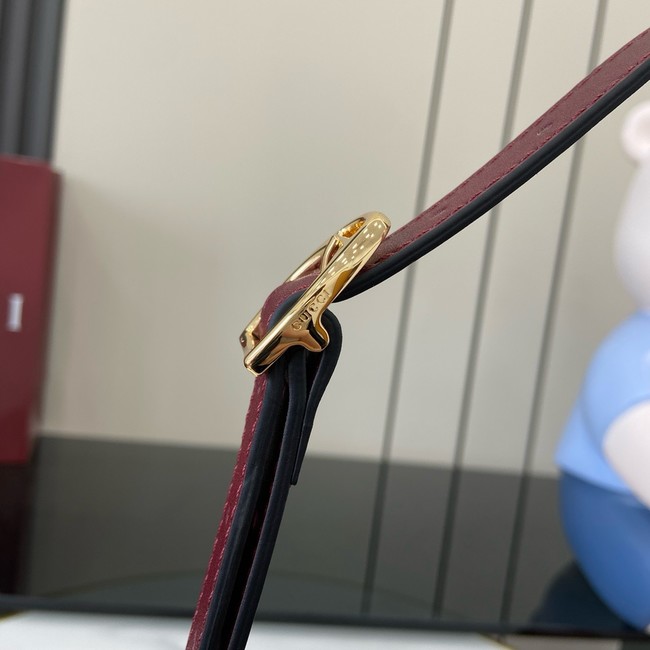 GUCCI 73 MINI BUCKET BAG 833665 Rosso Ancora red