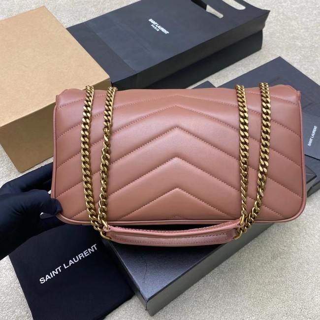 SAINT LAURENT LOULOU MEDIUM IN MATELASSE LAMBSKIN 801439 HORTENSIA