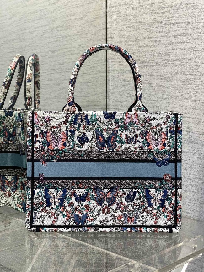 Medium Dior Book Tote Embroidery Embroidery M1296ZTDT-2