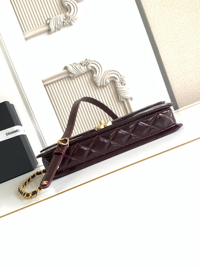 CHANEL Large Flap Bag AS5642 Dark Brown