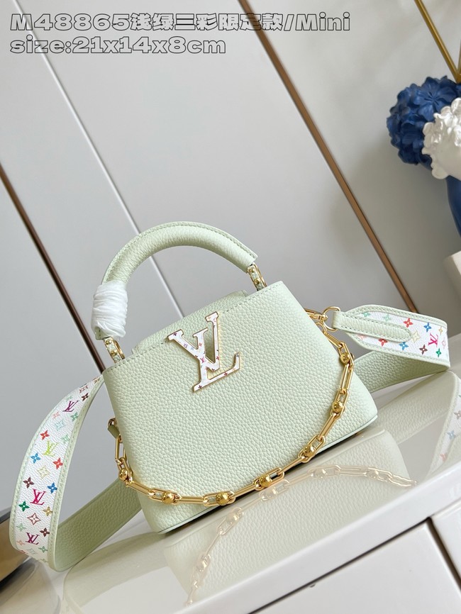 Louis Vuitton Capucines Mini M11617 light blue