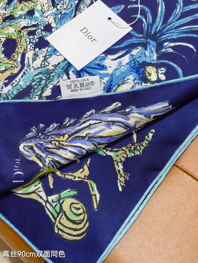 Dior Shawl Cashmere and Silk Jacquard KY092