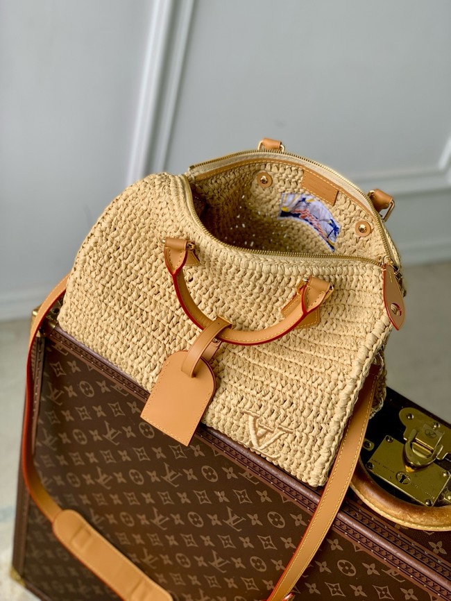 Louis Vuitton Speedy 30 Bandouliere M14457 Natural Beige