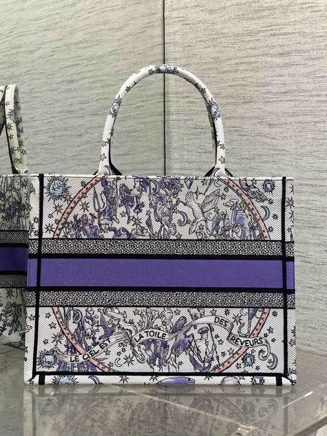 Dioriviera Medium Dior Book Tote Embroidery M1296ZEZG-3
