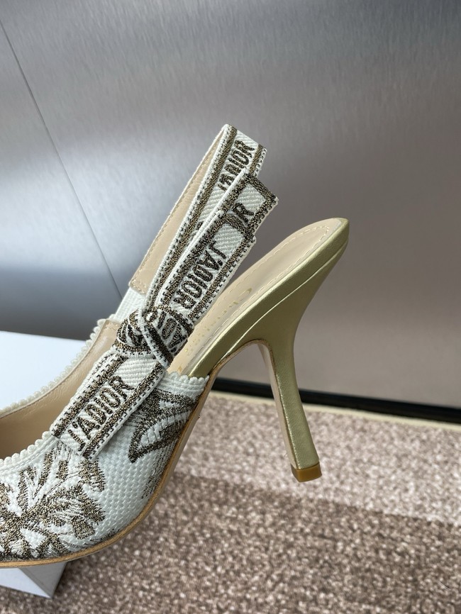 JAdior Slingback Pump Cotton Embroidered KCP867DQ-2
