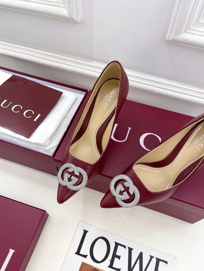Gucci Womens pump with crystal Interlocking G 852995 -4
